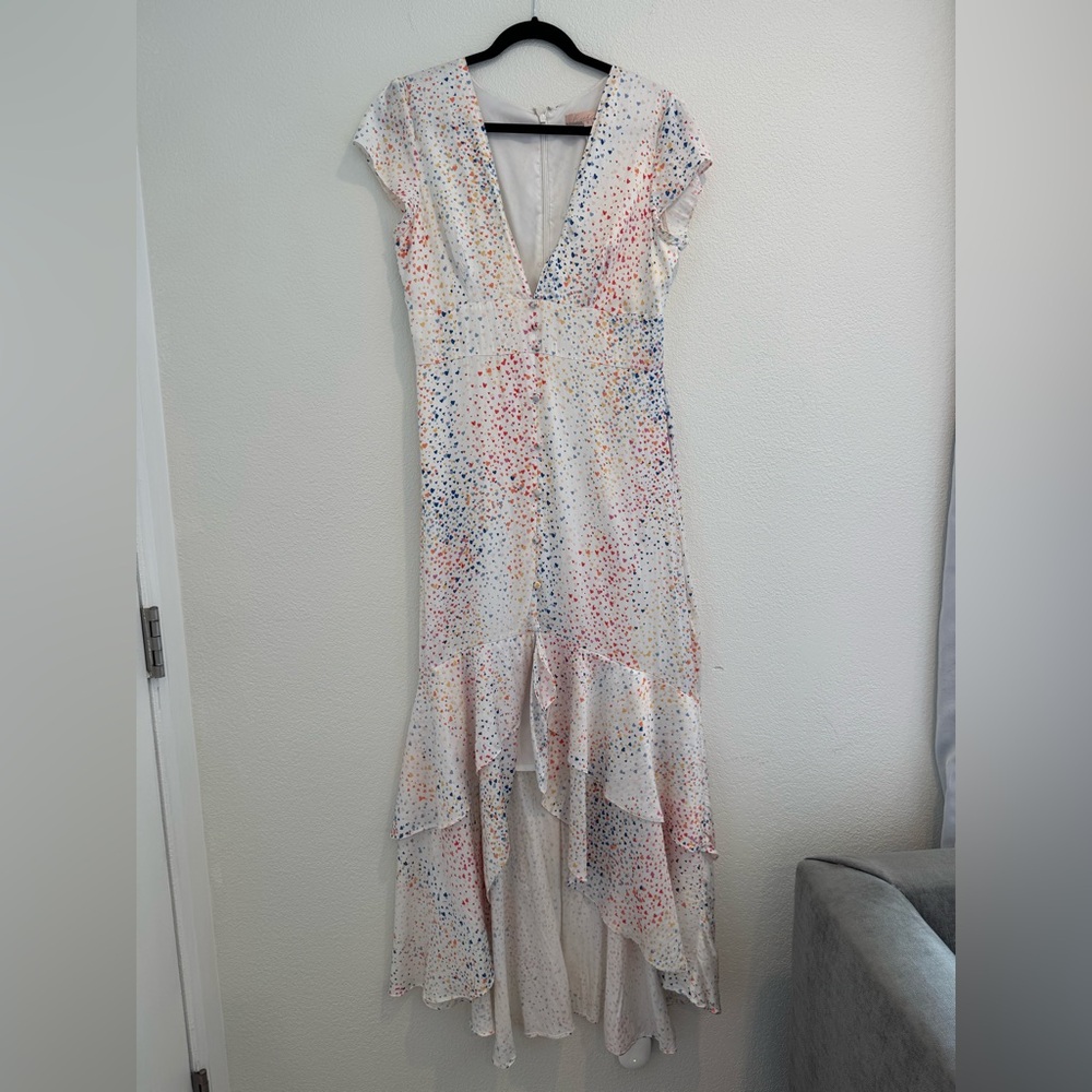 Hutch Multicolor V-Neck Maxi Dress
